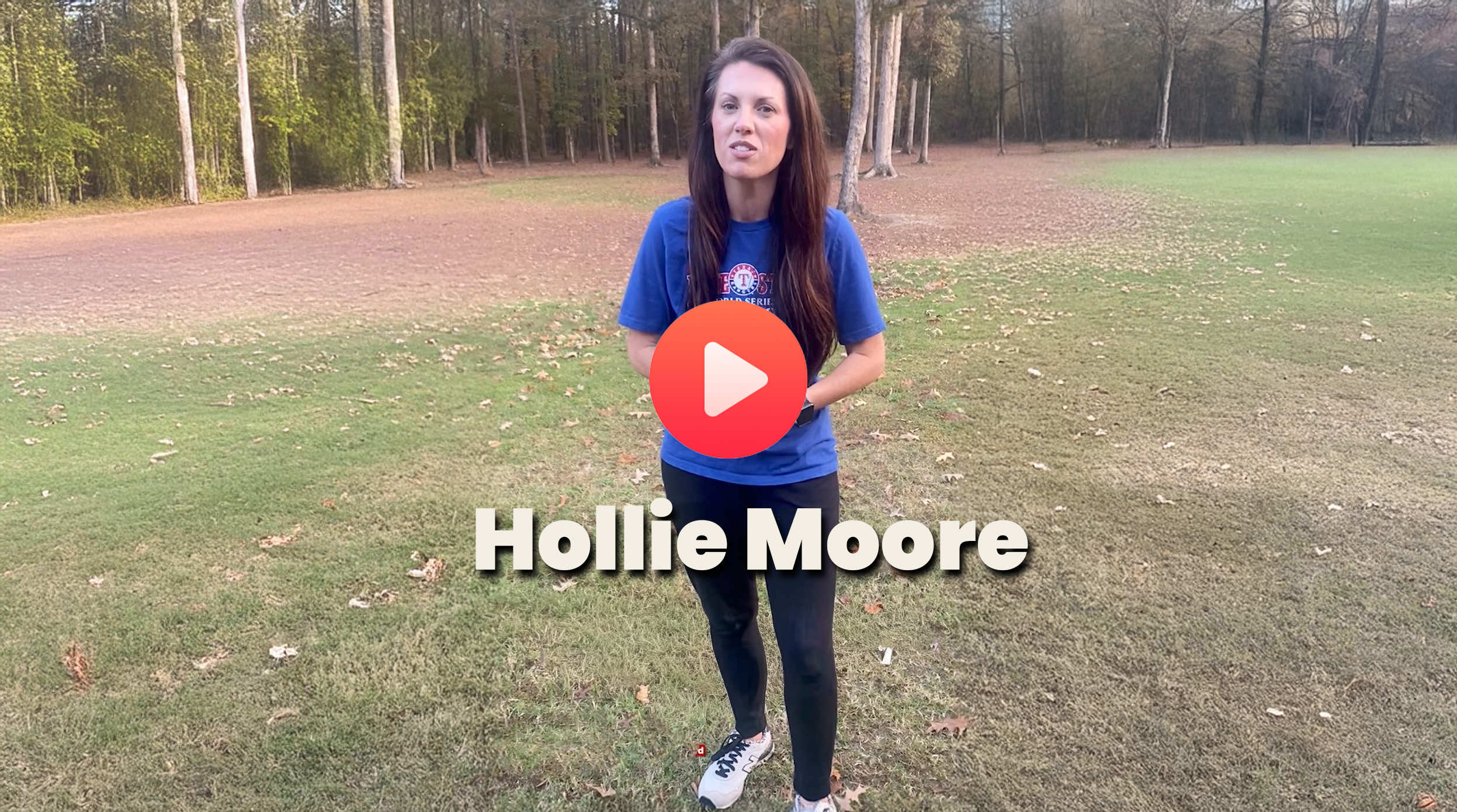 Click to play testimonial from Hollie Moore